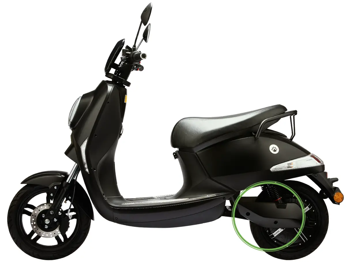Capot arrière bras oscillant droit | Vässla Scooter (Vässla 2)